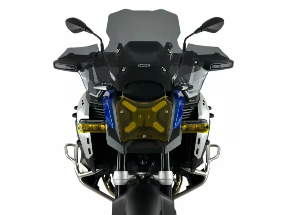 Motocyklové plexi / čelní plexi motocyklu WRS WINDSCREEN TOURING PLUS TRANSPARENT RADAR BM109FS pro BMW R 1300 GS ADVENTURE rok 2024 barva tmavě kouřová