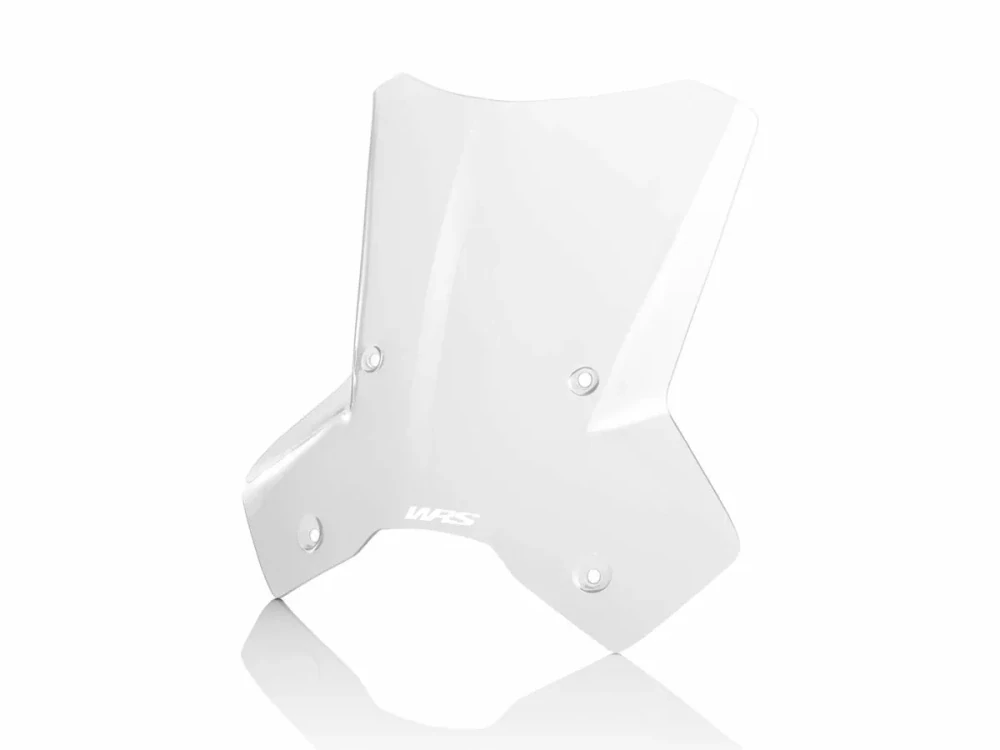 Motocyklové plexi / čelní plexi motocyklu  WRS VERZE TOURING KT001T pro KTM 1290 SUPER ADVENTURE R / S rok 2017-2020 barva čirá, výška plexi 36,5 cm