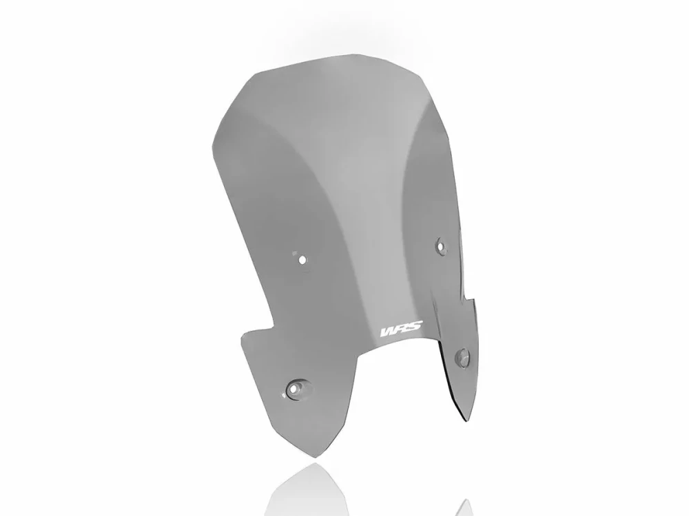 Motocyklové plexi / čelní plexi motocyklu  WRS VERZE INTERMEDIO KT004F  pro KTM SUPER ADVENTURE 1290 ABS rok 2015-2016 barva kouřová, výška plexi 35,5 cm 