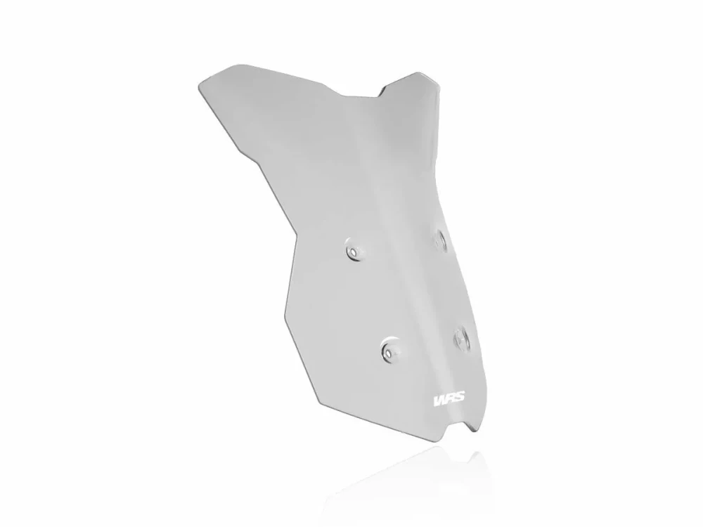 Motocyklové plexi / čelní plexi motocyklu WRS VERZE TOURING KT006F pro KTM 1290 SUPER DUKE GT 2019-2024 barva kouřová, výška plexi 44 cm