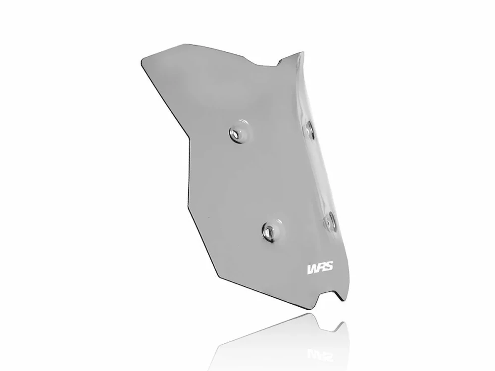 Motocyklové plexi / čelní plexi motocyklu  WRS VERZE SPORT KT007FS pro KTM 1290 SUPER DUKE GT rok 2019-2024, barva tmavě kouřová, výška plexi 32 cm 