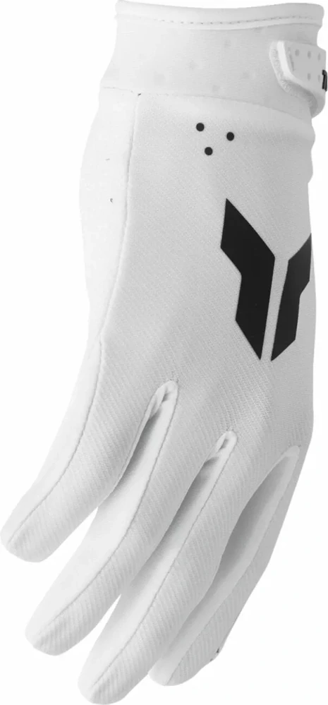 Motokrosové / enduro / mtb rukavice THOR LAUNCHMODE barva bílá/černá 