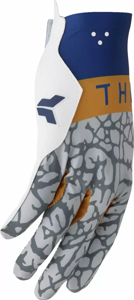 Motokrosové / MTB rukavice s jednovrstvou dlaní THOR SPORTMODE BRAVO barva modrá
