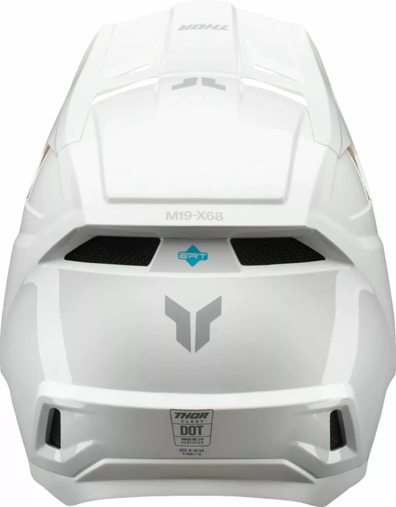 Dětská motokrosová přilba THOR FLEET YOUTH WHITEOUT  barva bílá lesklá