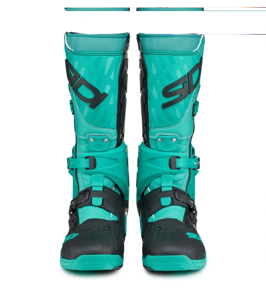 Motokrosové / enduro boty SIDI CROSSAIR barva černá/mint zelená, pár