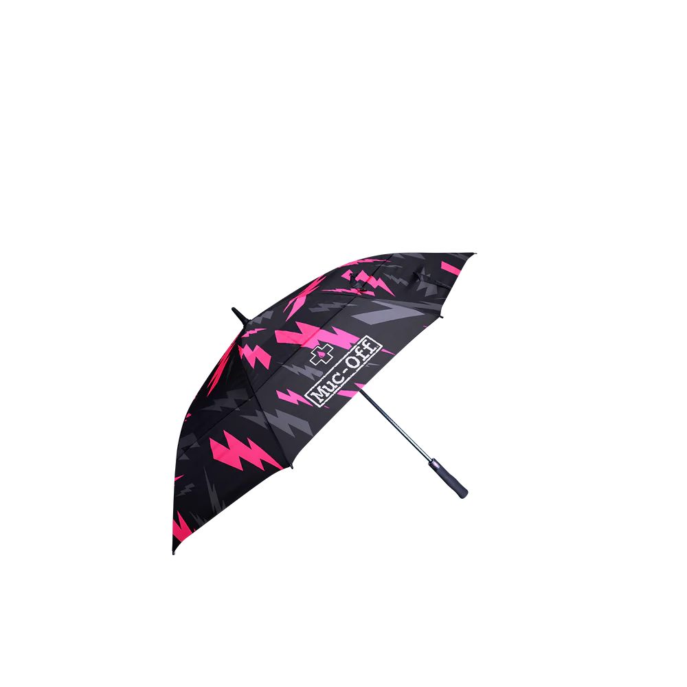 Deštník MUC-OFF BOLT UMBRELLA rozpětí 130 cm barva černá/růžová 