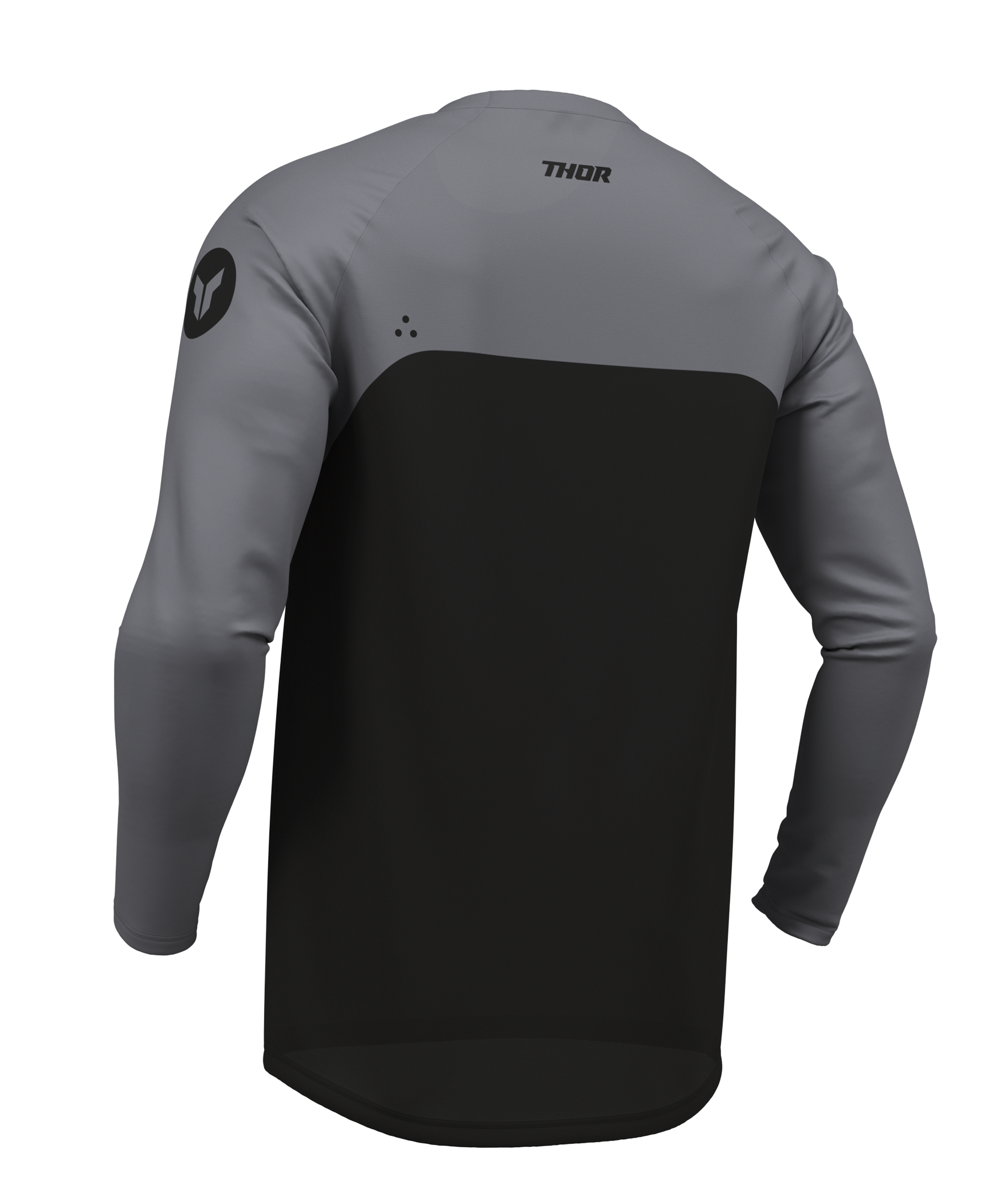 Dětský sportovní motokrosový / MTB dres THOR RIDEMODE RACEWEAR MENACE barva černá/šedá 