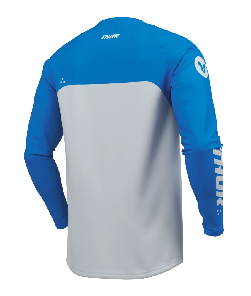 Motokrosový - enduro - MTB dres THOR RIDEMODE MENACE barva modrá/šedá