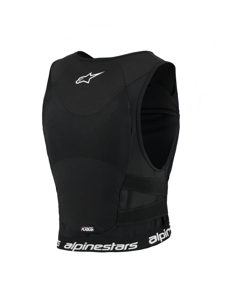 Dámský motokrosový hrudní a zádový chránič ALPINESTARS STELLA PLASMA CHEST PROTECTOR barva bílá/černá velikost S