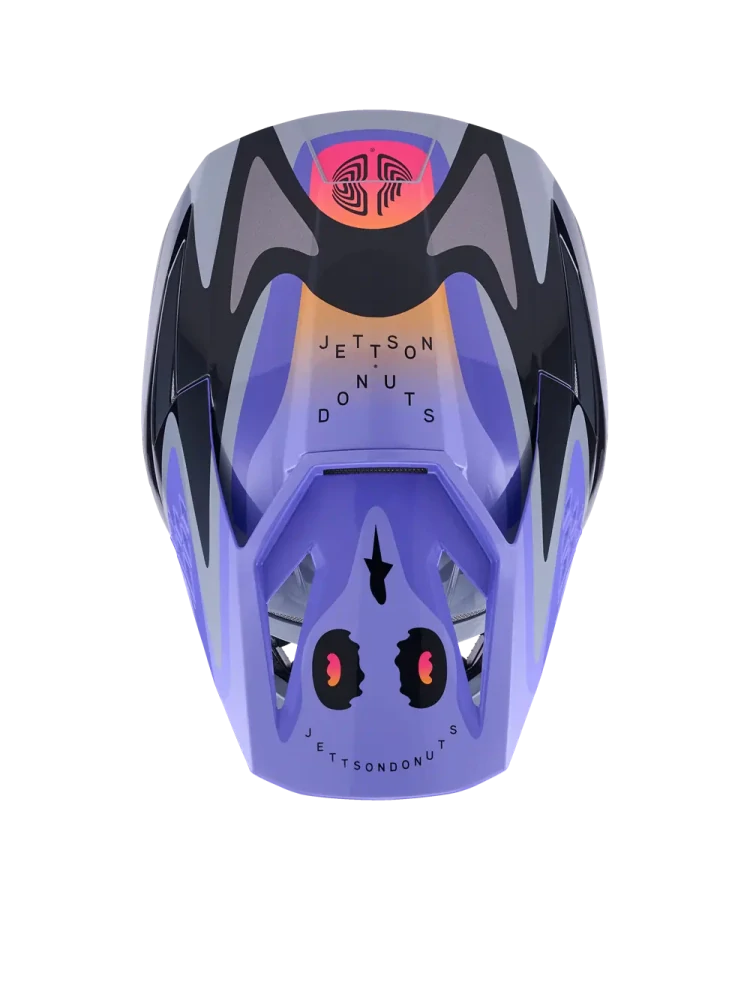 Motokrosová přilba ALPINESTARS SM3 / SM-3 / S-M3 / 8302726-9277 JETTSON barva šedá/fialová/černá