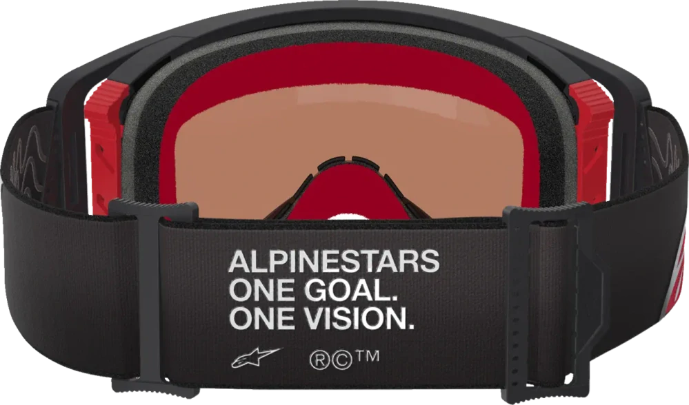 Motokrosové / enduro brýle ALPINESTARS GOGGLE SUPERTECH CORP 5100325-1513 barva černá, stříbrné zrcadlové plexi 