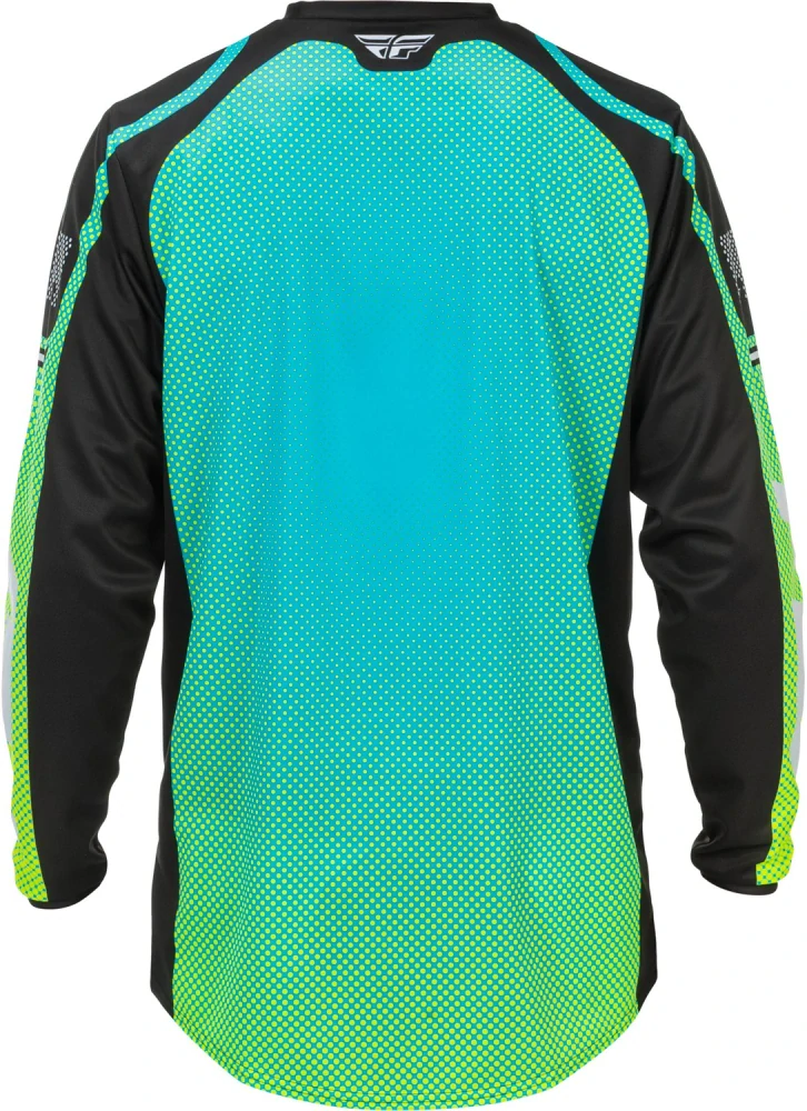 a Motokrosový / enduro komplet kalhot a dresu FLY RACING F-16 barva modrá/černá/bílá velikost 34+L