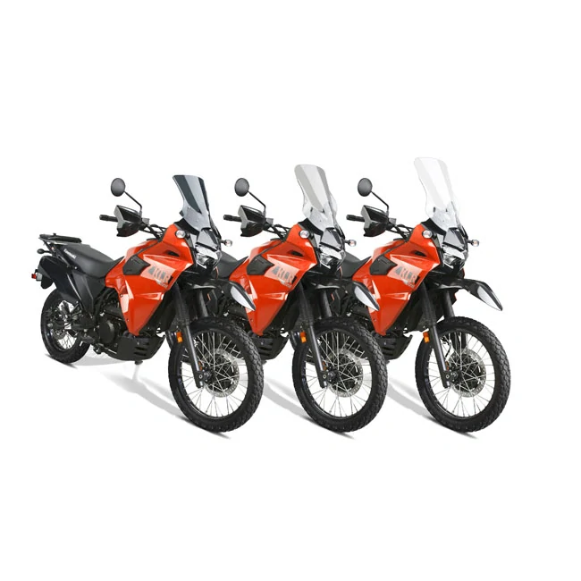 Plexi motocyklu NATIONAL CYCLE verze vysoká touring N20141 N20139 pro KAWASAKI KLE 650 Versys/LT rok 2022 barva čirá, výška plexi 47 cm