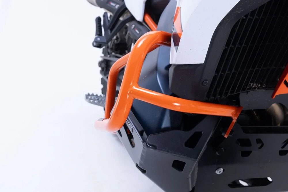 Padací rám SW MOTECH CRASH BAR pro KTM 890 R ADVENTURE rok 2022-2025, barva oranžová