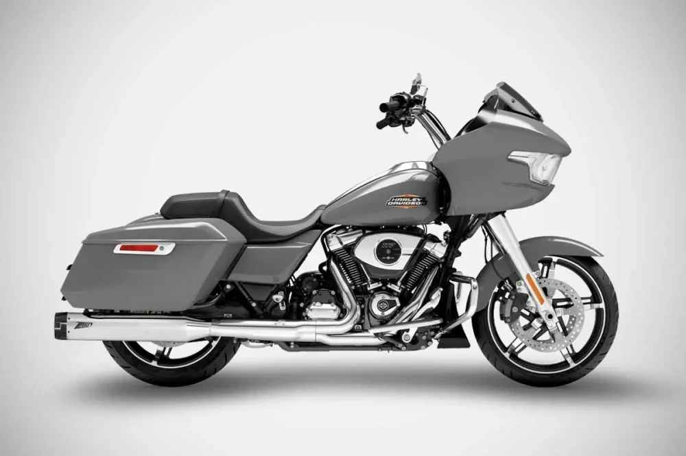 Homologované koncovky výfuku motocyklu ZARD SLIP ON MUFFLERS HOMOLOGACE E3 pro motocykl HARLEY DAVIDSON ELECTRA GLIDE rok 2006-2016 viz popis, barva chromová/černé zakončení 