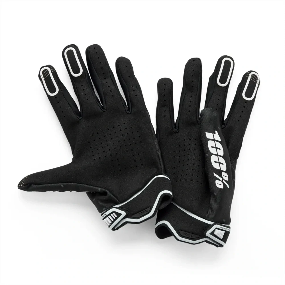 Motokrosové a MTB rukavice 100% RIDEFIT 10046-0000X barva černá/bílá
