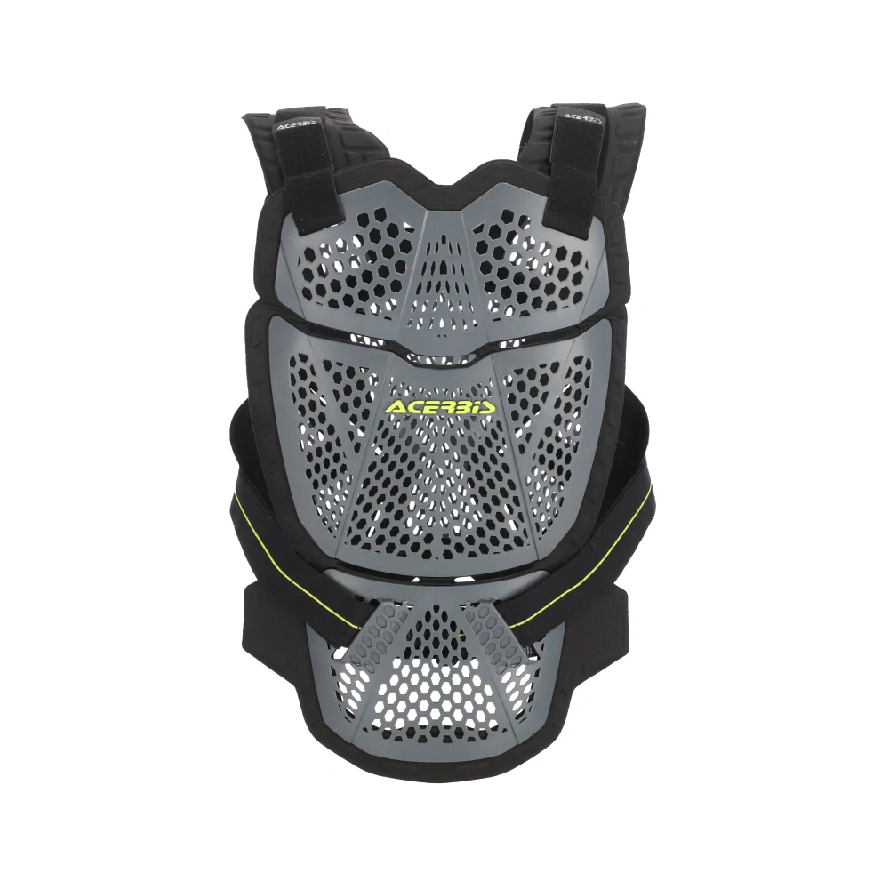Lehký ventilační motokrosový chránič hrudi a zad ACERBIS ROOST DEFLECTOR P035  barva šedá