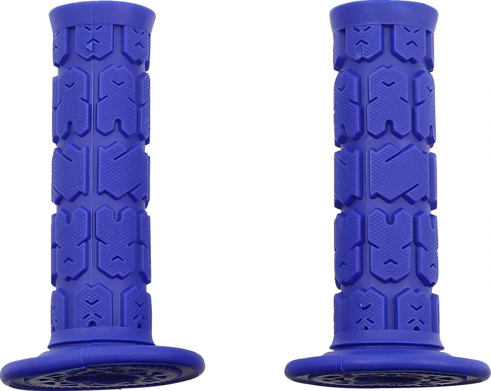 Motokrosové jednovrstvé rukojeti - mx gripy ODI ROGUE MX SINGLE PLY GRIPS zavřené konce, barva modrá