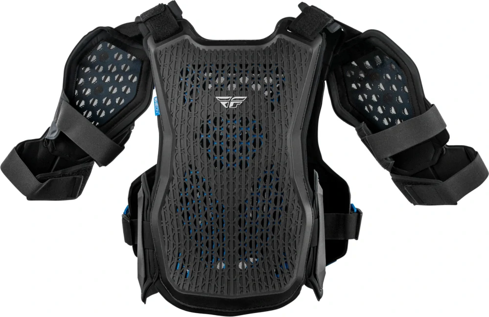 Chránič hrudi, zad a ramen pro motokros, MTB a další aktivity / chránič hrudníku a zad FLY RACING BLUEPRINT RCH-3 barva černá velikost S/M obvod hrudníku 94–107 cm