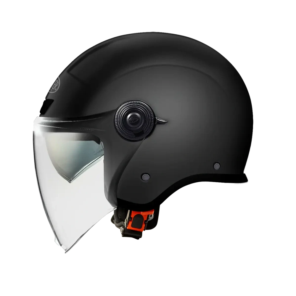 a Motocyklová otevřená přilba PREMIER HELMET CITY FLY EVO U17 barva černá, velikost S