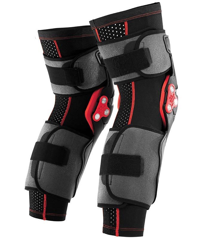 Kolenní chrániče /chrániče kolen ACERBIS X-STRONG KNEE černá/červená