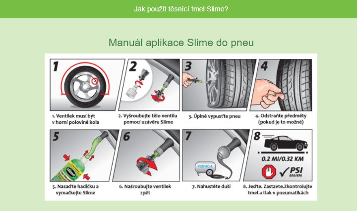 Utěsňovací přípravek na bezdušové pneu SLIME TUBELESS TIRE SEALANT obsah 473 ml