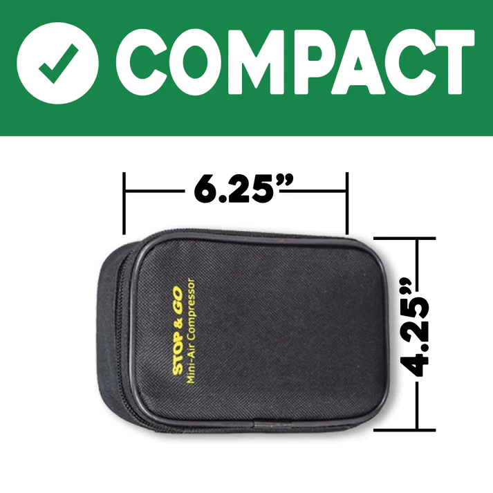 Mini kompresor pro motocykly, skútry a ATV STOP & GO MINI AIR COMPRESOR 12V-6 amp