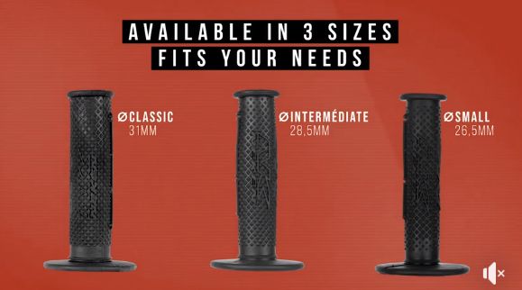 Gripy s plastem plynu pro řidítka NEKEN HANDLEBAR SFH  - GRIPS SFH ČERNÉ - vnější průměr 28,5 mm