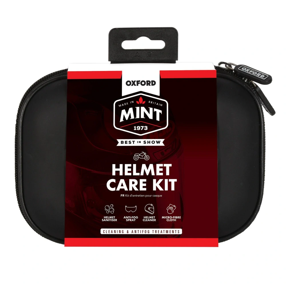 Čistící sada pro čištění přileb a hledí OXFORD MINT HELMET CARE KIT VERZE MINI 