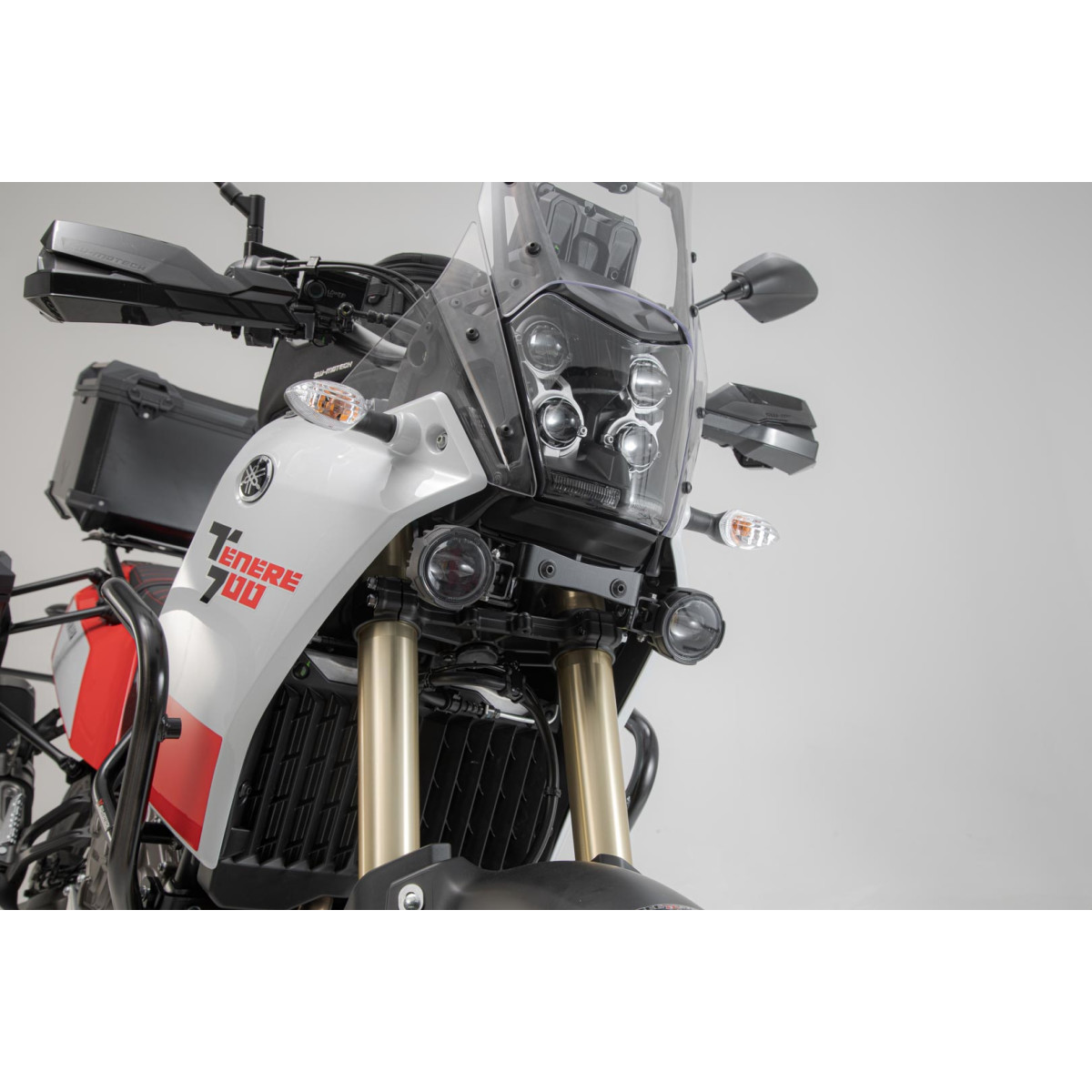 Přídavné mlhové led světla SW MOTECH EVO FOG LIGHT KIT pro YAMAHA XTZ Tenere 700 2019-2020 černý 