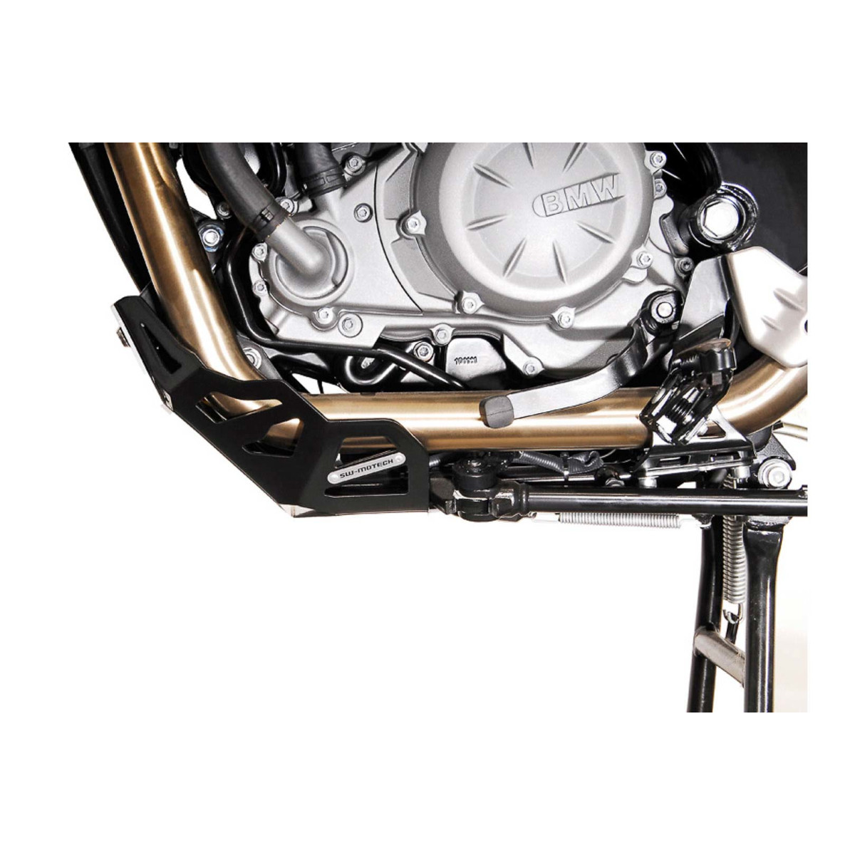 Ochranný kryt motoru motocyklu SW MOTECH pro BMW F 650GS 2003-2007 černá/stříbrná