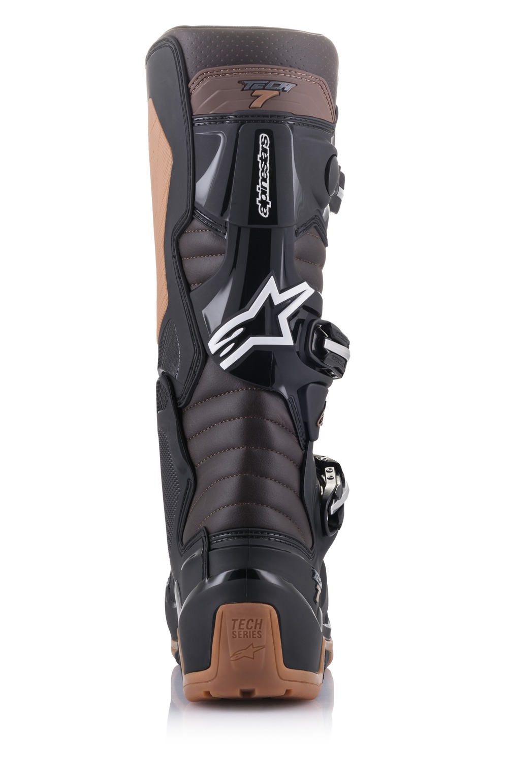 Motokrosové boty ALPINESTARS TECH 7 ENDURO černá/tmavá hnědá 