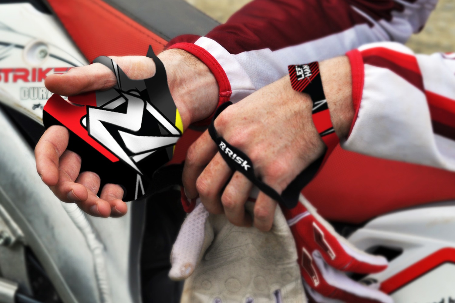 Vložky do rukavic proti puchýřům / chrániče dlaní RISK RACING PALM SAVER  - 1 pár vel. L