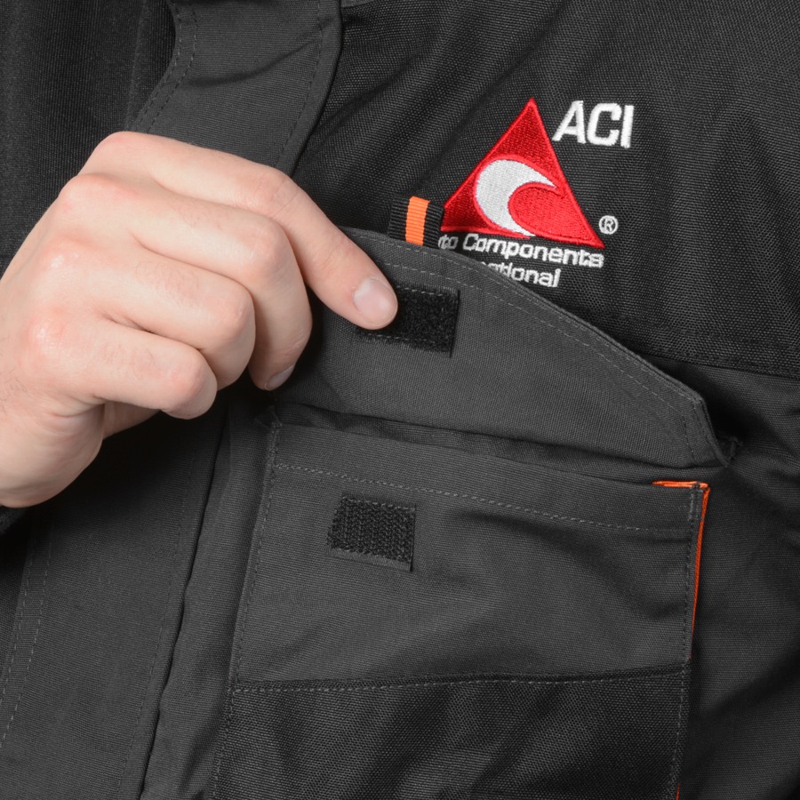 Montérková pracovní bunda ACI černá