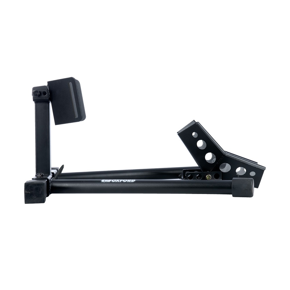 Držák předního kola motocyklu OXFORD BIKE DOCK, vhodné pro kola od 12" do 22"