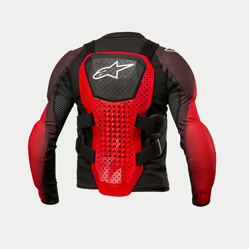 Dětský hrudní chránič / dětská chráničová košile ALPINESTARS BIONIC TECH JACKET 6546624-123 barva černá/červená velikost L/XL