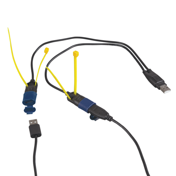 Konektor pro rozdělení napájení z jediné USB nabíječky na 2 x nezávislé výstupy TECMATE OPTIMATE USB Y-SPLITTER 2 OUT typ O110