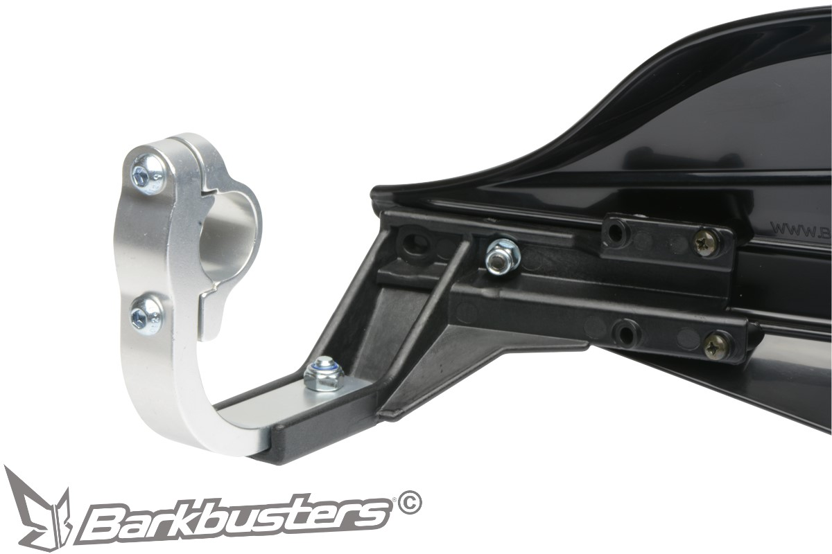 Sada motocyklových krytů páček BARKBUSTERS HANDGUARDS STORM SINGLE POINT černé, pár, pro průměr řidítek 22 mm