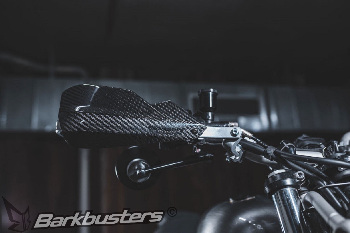 Sada motocyklových krytů páček BARKBUSTERS HANDGUARDS CARBON bez montážní sady, pár