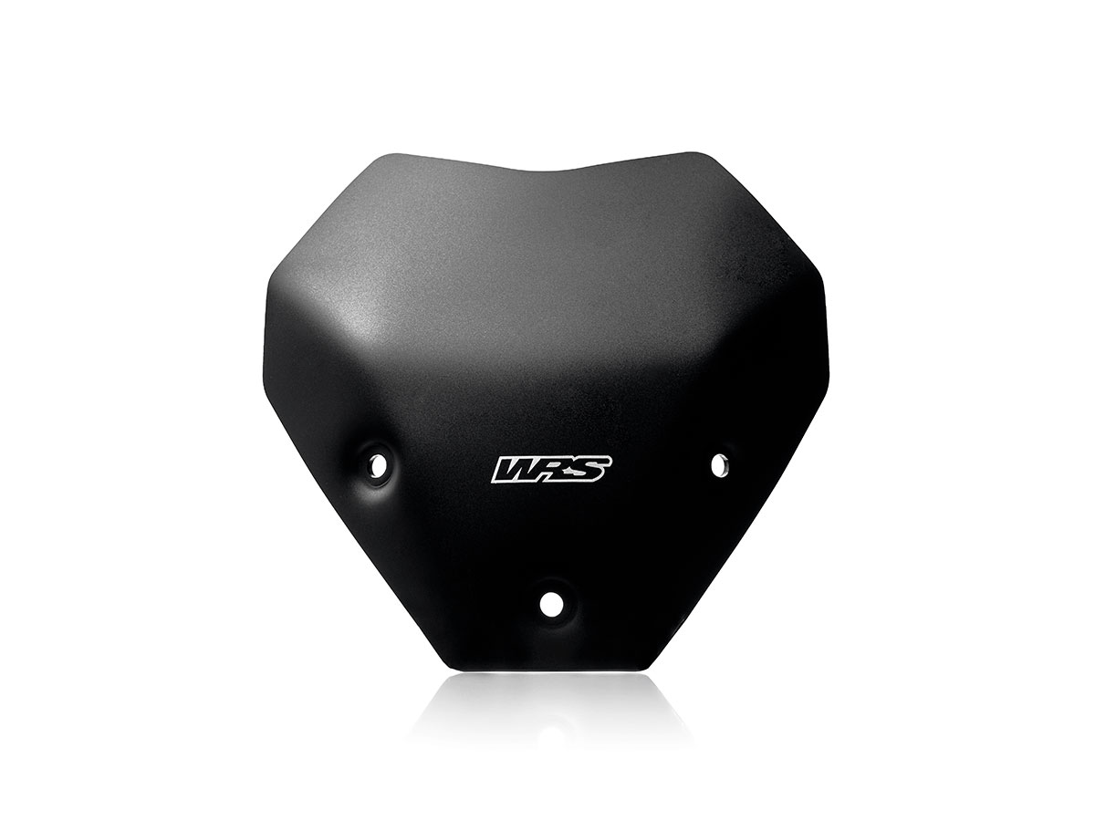 Plexi motocyklu WRS SPORT pro BMW S 1000 R rok 2022-2023, výška 25 cm, šíře 28cm, barva matná černá