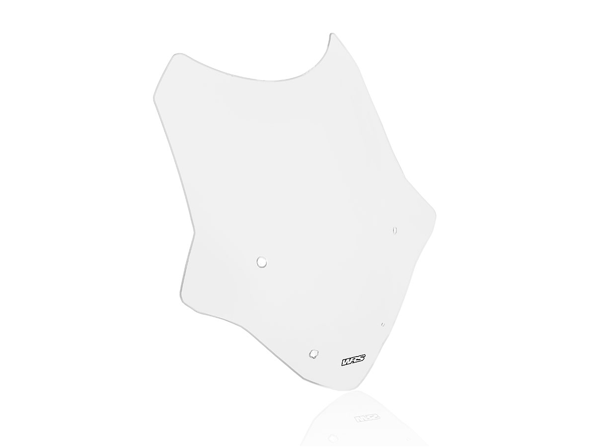 Plexi motocyklu WRS TOURING pro BMW R 1250 RT ABS rok 2021-2023, výška 64 až 71 cm, šířka 66 cm, barva čírá