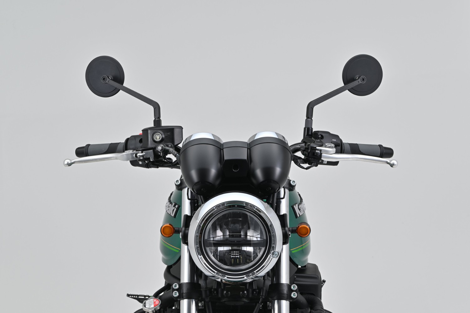 Zpětné zrcátko motocyklu DAYTONA D-MIRROR-16 FLAT-ROUND 80998 , barva černá, 1 kus, pozice levá strana