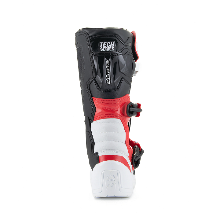 Dětské motokrosové boty ALPINESTARS TECH 3S JUNIOR barva černá/červená/bílá 
