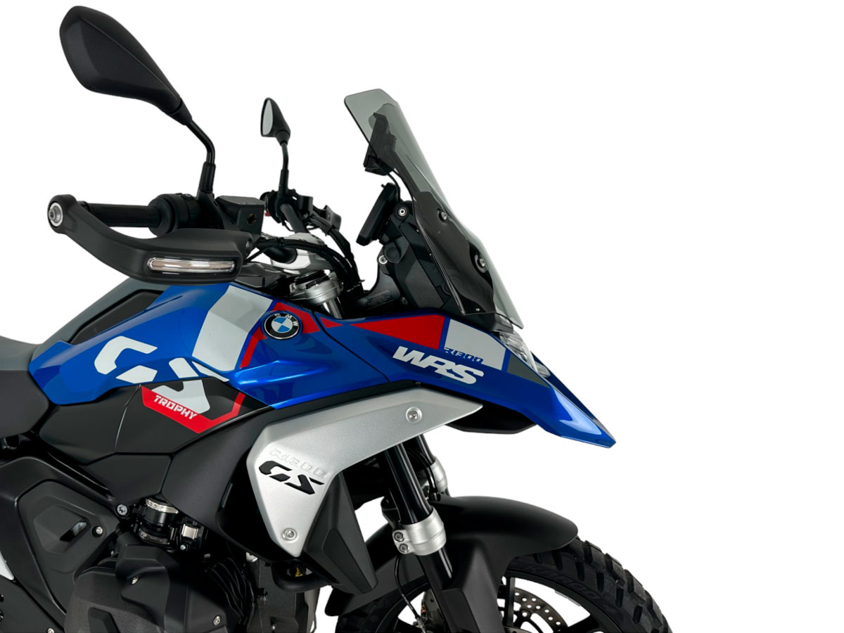 Plexi motocyklu WRS TOURING PLUS pro BMW R 1300 GS ABS rok 2023-2024 barva kouřová