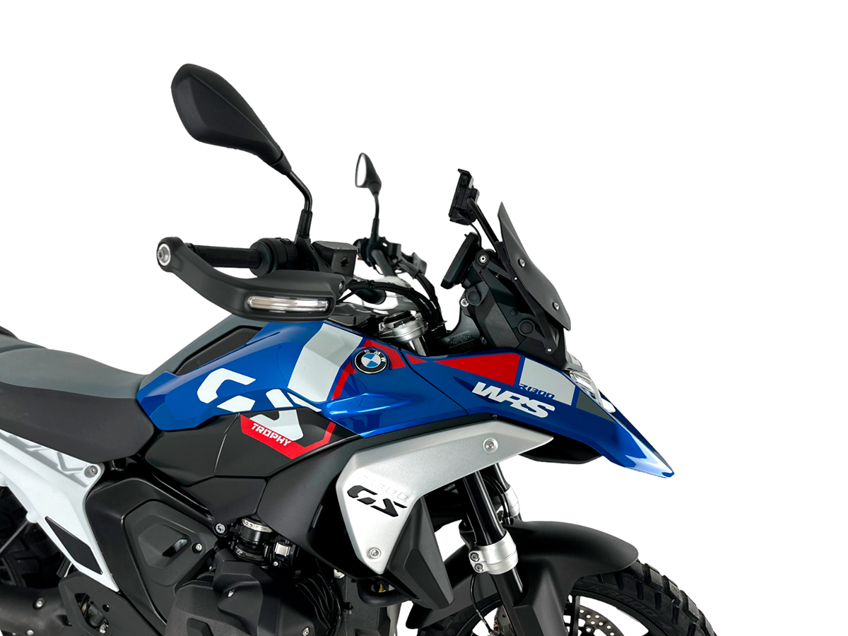 Plexi motocyklu WRS SPORT pro BMW R 1300 GS ABS rok 2023-2024 barva tmavě černá