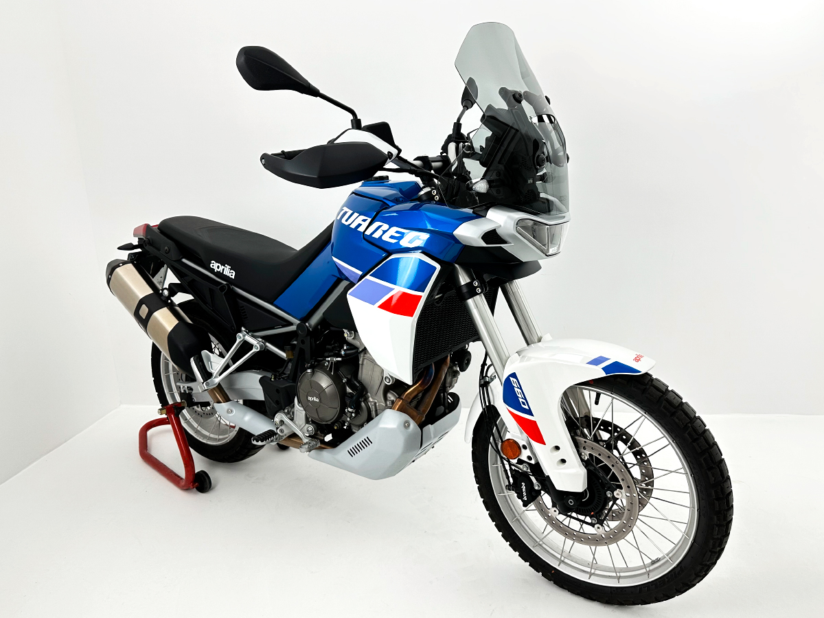 Plexi motocyklu WRS verze TOURING PLUS pro APRILIA TUAREG 660 rok 2022-2024 barva kouřová, výška plexi 49,5 cm