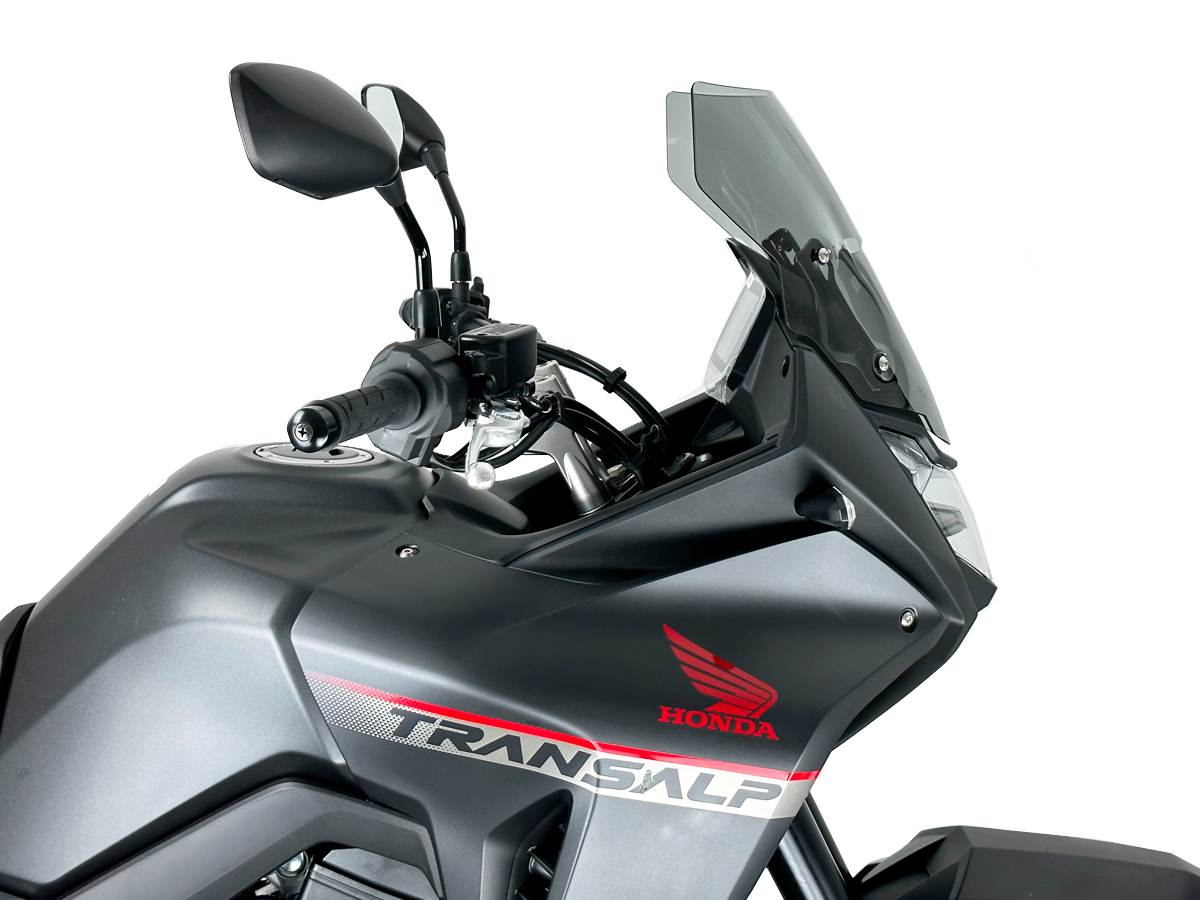 Plexi motocyklu WRS verze SPORT pro HONDA XL 750 TRANSALP ABS rok 2023-2024 barva kouřová, výška plexi 35,5 cm