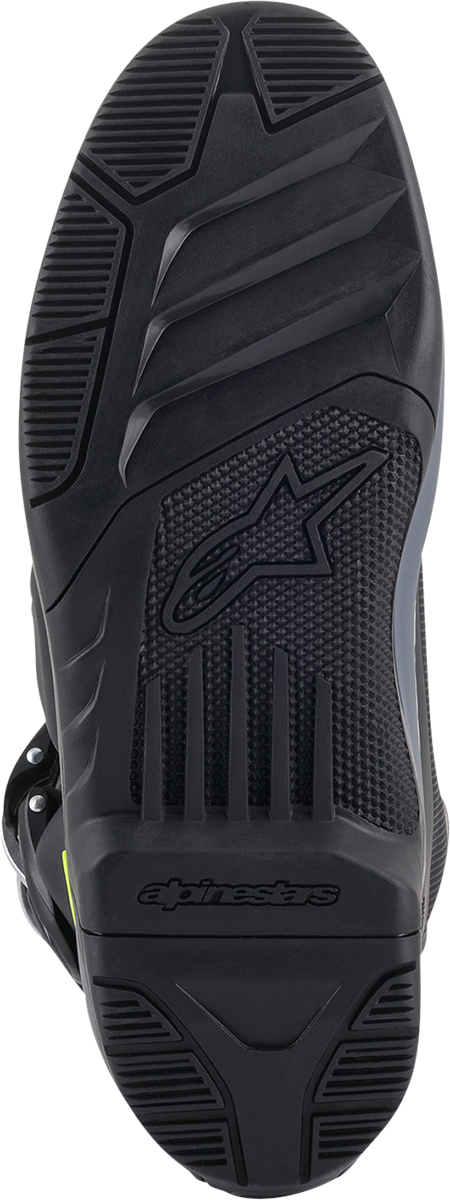 Motokrosové boty ALPINESTARS TECH 5 barva ČERNÁ/ŠEDÁ/BÍLÁ/ŽLUTÁ FLUO
