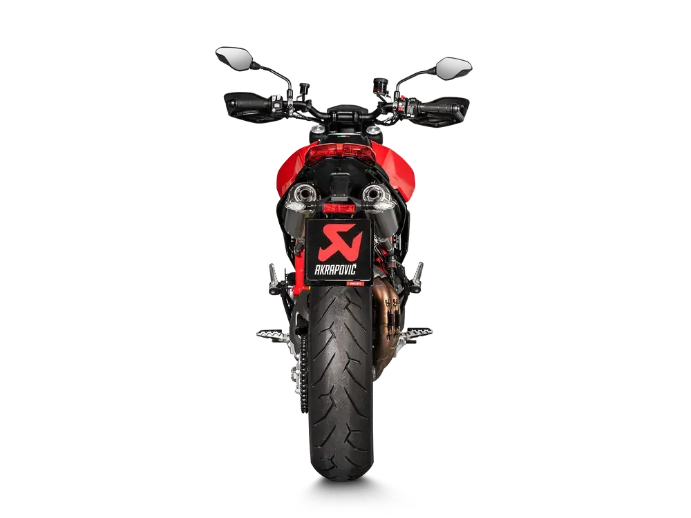 Koncovky výfuku motocyklu AKRAPOVIČ SLIP-ON LINE MUFFLERS pro DUCATI HYPERMOTARD 950/950 SP rok 2019-2024