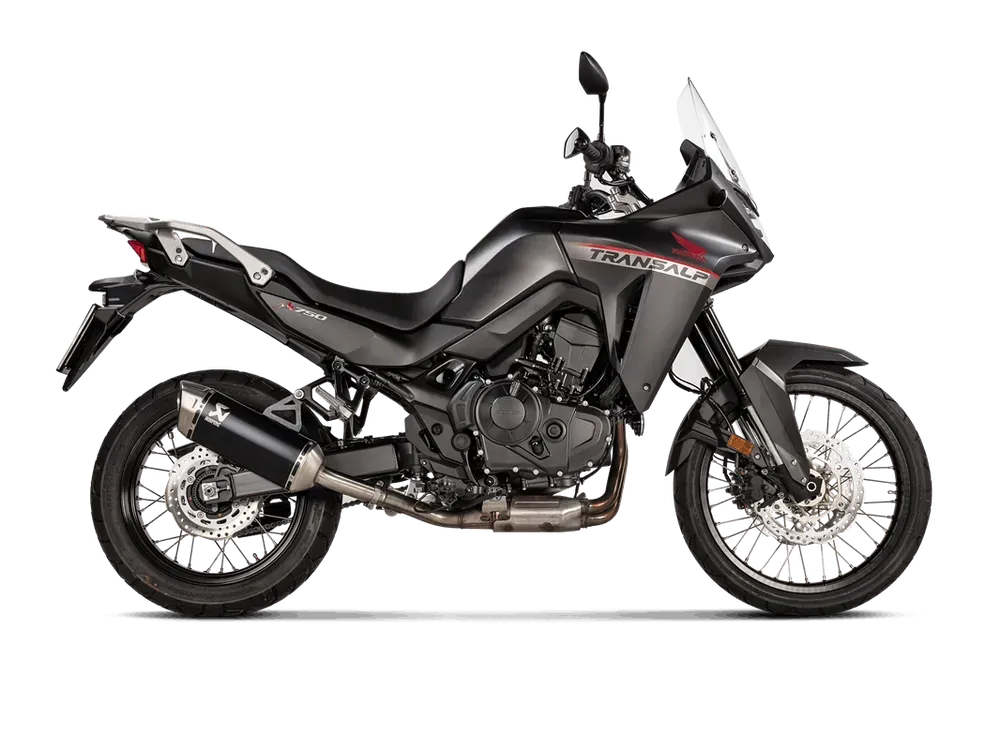 Koncovka výfuku motocyklu AKRAPOVIČ SLIP-ON SERIES MUFFLERS pro Honda XL 750 TRANSALP rok 2023-2024, homologovaný